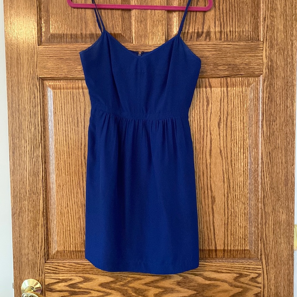 J.Crew Factory blue sundress
